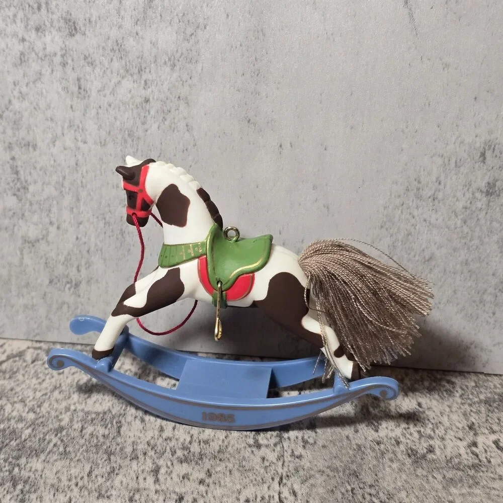 Hallmark Rocking Horse series ornament #5 from 1985 (SU24)